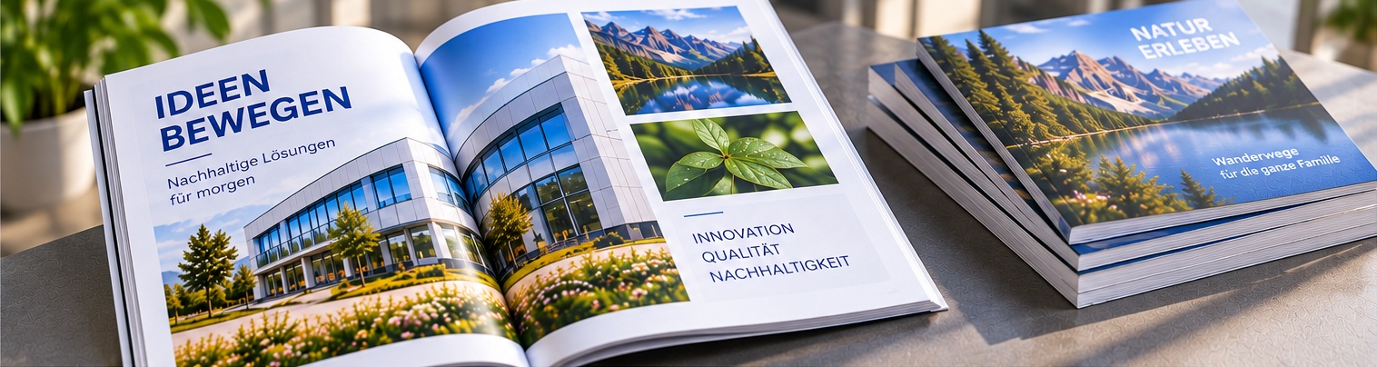 Magazine, Broschüren, Dissertationen und Bücher