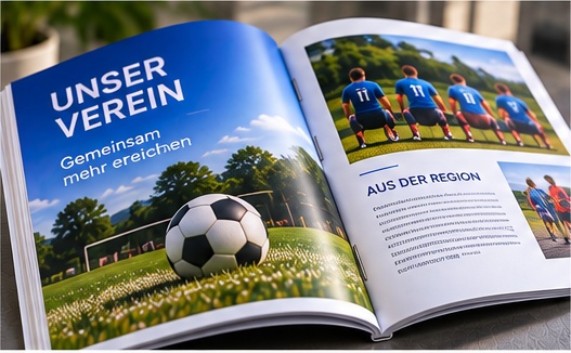 Magazine und Broschüren